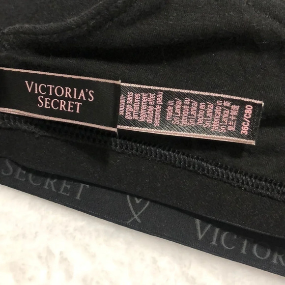 Victoria's Secret Black Unlined Wireless Bra Everyday Comfort - Picture 4 of 5